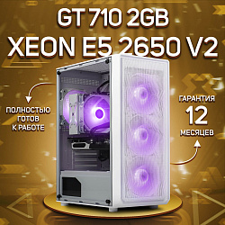 Системный блок Intel Xeon E5-2650V2 (NVIDIA GeForce GT 710 2 Гб, RAM 16 ГБ DDR3, 256 ГБ SSD), белый