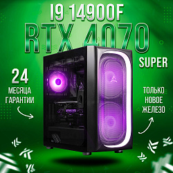 Системный блок Intel Core i9-14900F (NVIDIA GeForce RTX 4070 SUPER 12 Гб, RAM 32 ГБ DDR5, 1000 ГБ SSD), черный
