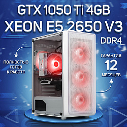 Системный блок Intel Xeon E5-2650V3 (NVIDIA GeForce GTX 1050 Ti 4 Гб, RAM 32 ГБ DDR4, 1000 ГБ SSD), белый