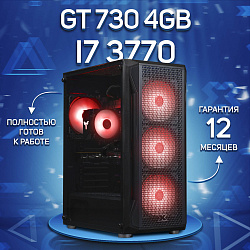 Системный блок Intel Core i7-3770 (NVIDIA GeForce GT 730 4 Гб, RAM 16 ГБ DDR3, 512 ГБ SSD), черный
