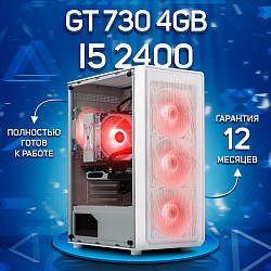 Системный блок Intel Core i5-2400 (NVIDIA GeForce GT 730 4 Гб, RAM 16 ГБ DDR3, 256 ГБ SSD), белый