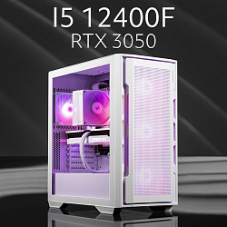 Системный блок Intel Core i5-12400F (NVIDIA GeForce RTX 3050 8 Гб, RAM 16 ГБ DDR4, 1000 ГБ SSD), белый